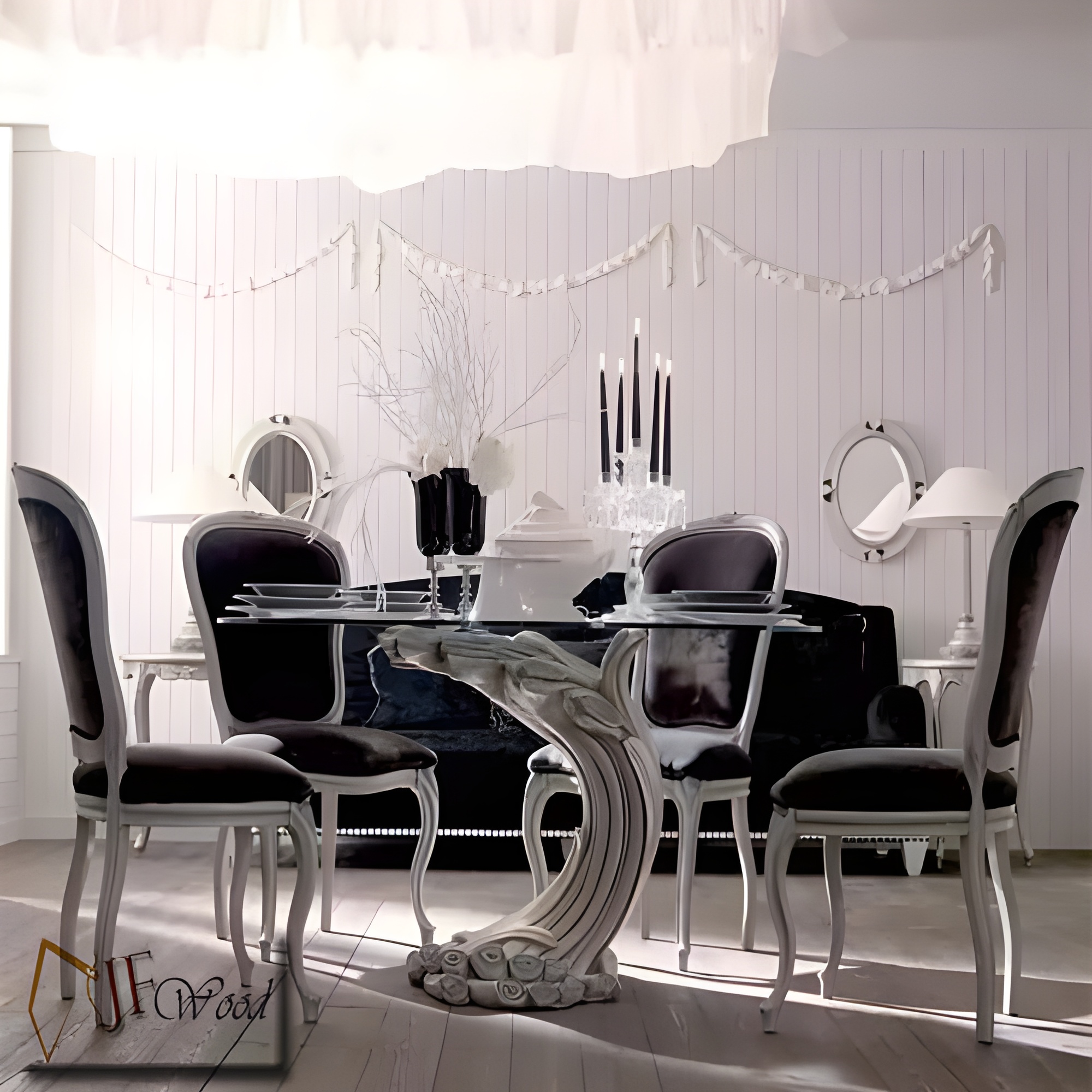 Maine Luxury Dining Table Set